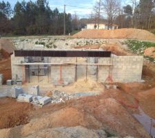 Coffrage linteaux porte de garage