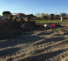 Ca y est, les travaux de viabilisation commencent enfin !
