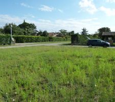 Vue de notre futur salon!