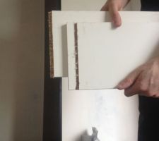 Passage des fils des luminaires dans plaques de finition