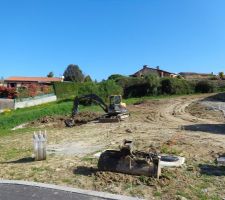 D&eacute;but du terrassement