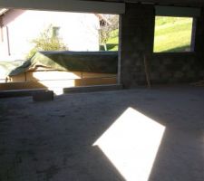 Maçonnerie - appuis, rebords du salon