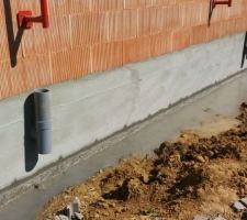 Pose de l'imperméabilisant sur VS