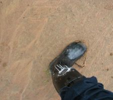 Mes bottes aussi ont été bien utiles!!