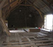 Un aperçu de l'étage , avant travaux...