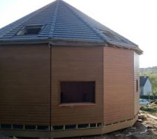 Solution retalement des terres en pied de mur en attente.