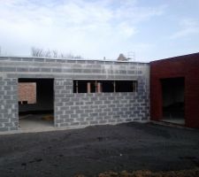 Enlevement terre, cailloux sur futur emplacement terrasse