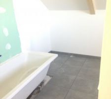 Carrelage sdb étage