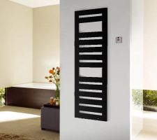 Sèche serviette noir karena mixte