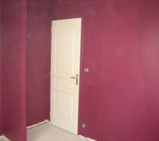 Peinture et porte chambre parentale