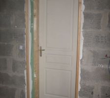 Habillage porte de service