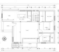 Le plan mis a jour : 
- En noir et blanc pour plus de lisibilité
- Indication du nord
- avec la salle d'eau un peu plus large :)