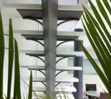 Escalier , conçu par un ferronnier