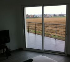 Chambre étage , vue sur balcon