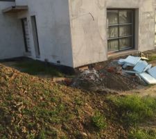 Avant remise en forme du terrain