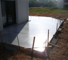 Terrasse en angle de 70 M2