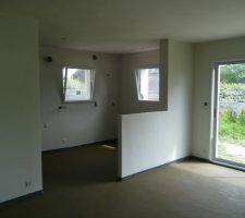 S&eacute;jour-cuisine