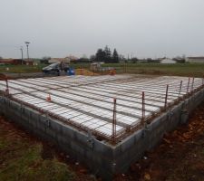 Preparation de la dalle