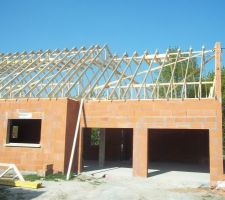 Vue sur le double garage