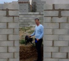 Un vide sanitaire avec une belle hauteur afin de rattraper la d&eacute;clive du terrain