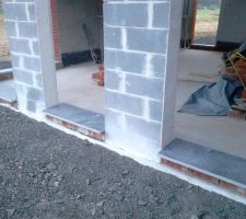 Seuils en pierre bleue