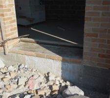 Seuil de porte d'entr&eacute;e