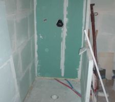 Emplacement ou doit venir le receceur WEDI ouverture 150 x 100