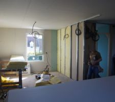 Pose du Placo et de l'électricité - J3