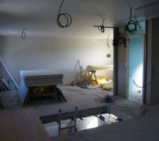 Pose du Placo et de l'électricité - J3