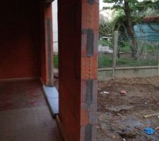 Pose des appuis de fenetre