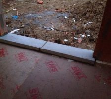 Pose des appuis de fenetre