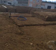 Le terrassement et fini plus qu'a remplir tout ça