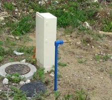 LE COMPTEUR D'EAU A ETE MIS EN SERVICE
