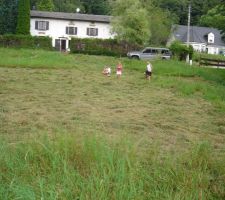 Vu de la pente du terrain