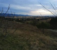 Vue sud du terrain
