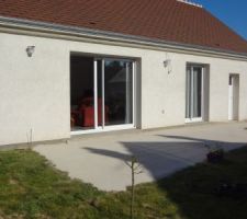 Terrasse en calcaire   sable