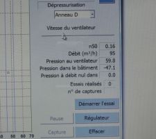 Test étanchéité à l'air