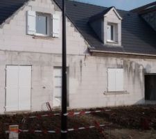 Fin du terrassement cot&eacute; face gauche