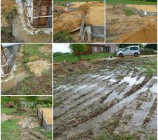 Très fortes pluies le 27 avril 2015 - un drainage autour de la maison doit être sérieusement envisagé à l'avenir