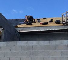 Le couvreur en action