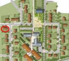 Emplacement du terrain dans le lotissement