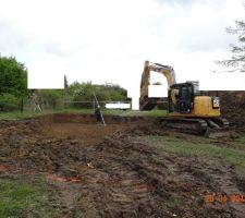 Terrassement en cours