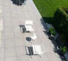 Terrasse sur plots - dalles Mirage