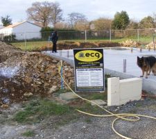 Finition de la dalle