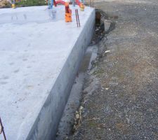 Finition de la dalle