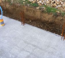 Finition de la dalle