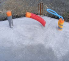 Finition de la dalle