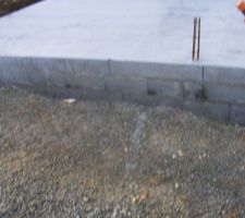 Finition de la dalle