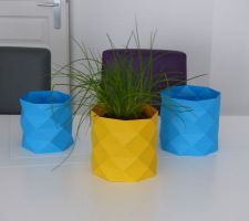 Atelier déco n°2 : Résultat pour cache-pot ananas jaune origami
