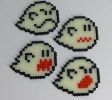 Atelier déco n°2 : Dessous de verre Mario phosphorescent en perles hama